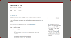 Desktop Screenshot of davidstechtips.com
